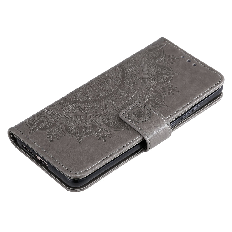 For Xiaomi Mi 10 5G Totem Flower Embossed Horizontal Flip TPU + PU Leather Case with Holder & Card Slots & Wallet