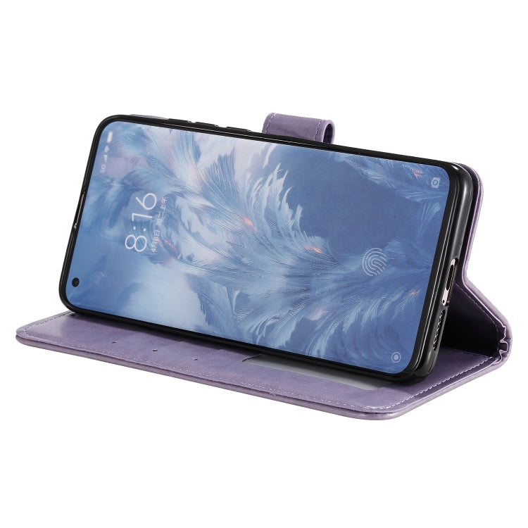 For Xiaomi Mi 10 5G Totem Flower Embossed Horizontal Flip TPU + PU Leather Case with Holder & Card Slots & Wallet