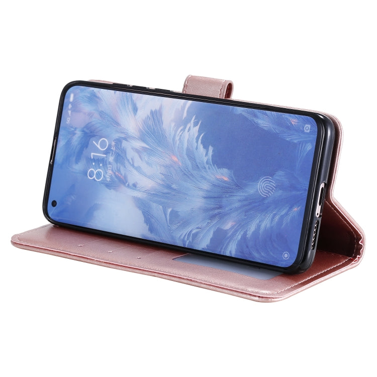 For Xiaomi Mi 10 5G Totem Flower Embossed Horizontal Flip TPU + PU Leather Case with Holder & Card Slots & Wallet