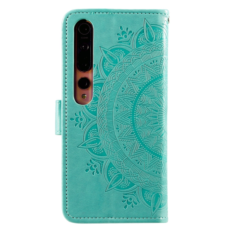 For Xiaomi Mi 10 Pro 5G Totem Flower Embossed Horizontal Flip TPU + PU Leather Case with Holder & Card Slots & Wallet