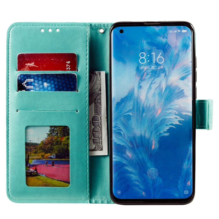 For Xiaomi Mi 10 Pro 5G Totem Flower Embossed Horizontal Flip TPU + PU Leather Case with Holder & Card Slots & Wallet