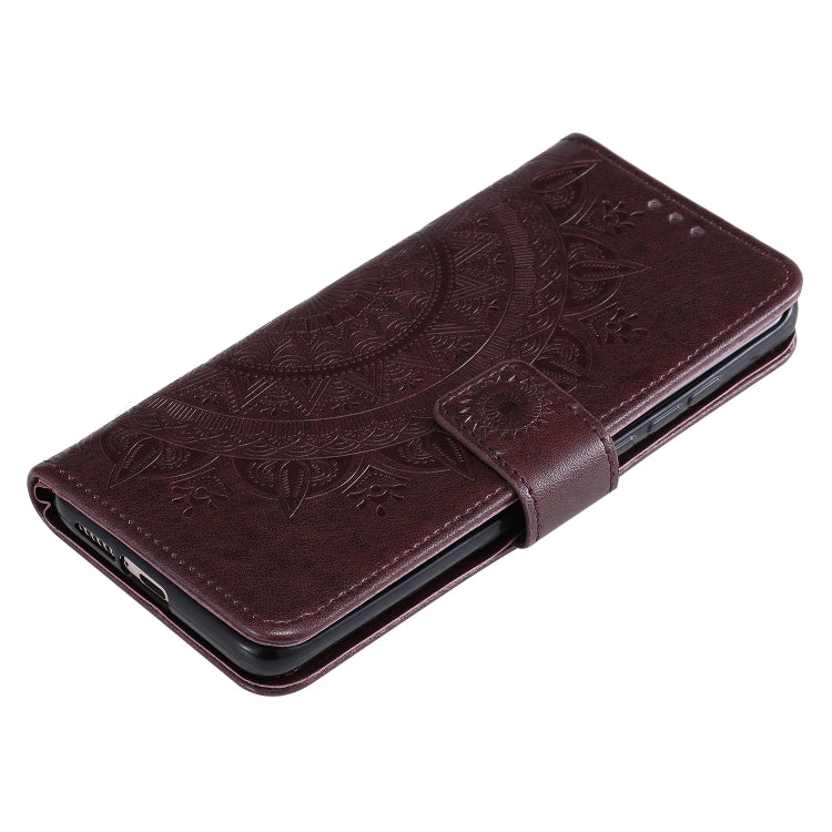 For Xiaomi Mi 10 Pro 5G Totem Flower Embossed Horizontal Flip TPU + PU Leather Case with Holder & Card Slots & Wallet