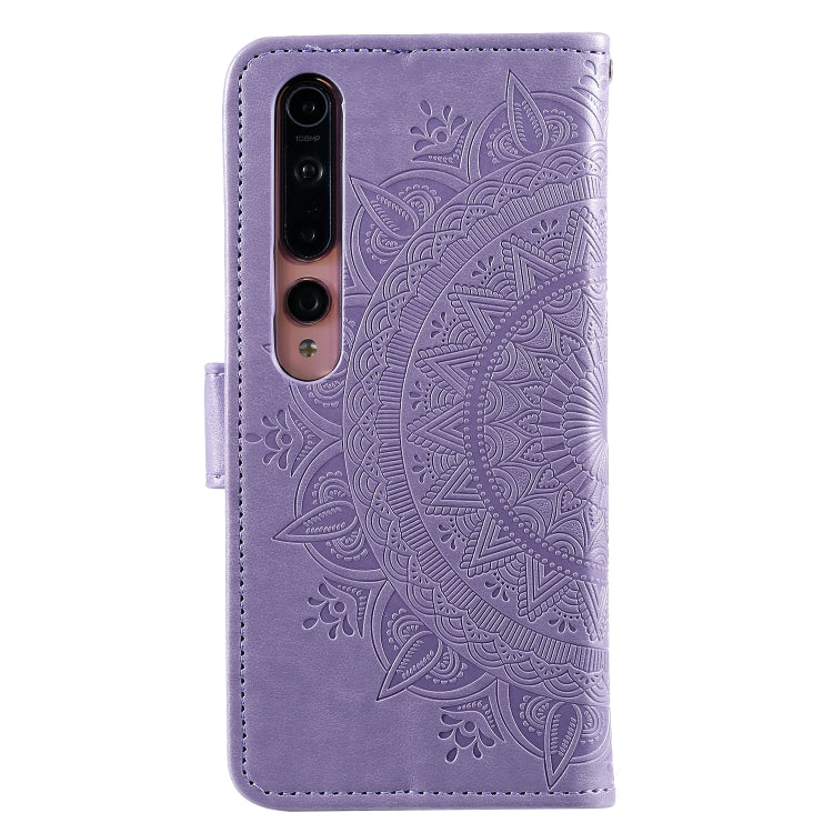 For Xiaomi Mi 10 Pro 5G Totem Flower Embossed Horizontal Flip TPU + PU Leather Case with Holder & Card Slots & Wallet