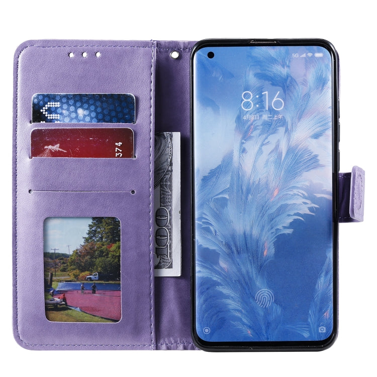 For Xiaomi Mi 10 Pro 5G Totem Flower Embossed Horizontal Flip TPU + PU Leather Case with Holder & Card Slots & Wallet