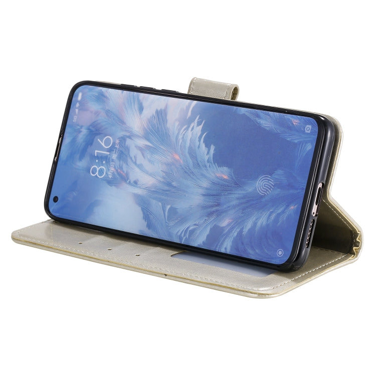 For Xiaomi Mi 10 Pro 5G Totem Flower Embossed Horizontal Flip TPU + PU Leather Case with Holder & Card Slots & Wallet