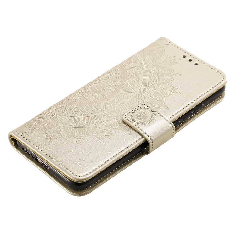 For Xiaomi Mi 10 Pro 5G Totem Flower Embossed Horizontal Flip TPU + PU Leather Case with Holder & Card Slots & Wallet