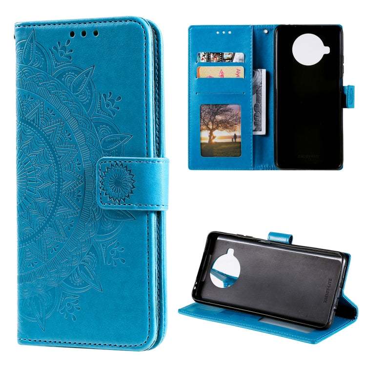 For Xiaomi Mi 10T Lite 5G Totem Flower Embossed Horizontal Flip TPU + PU Leather Case with Holder & Card Slots & Wallet