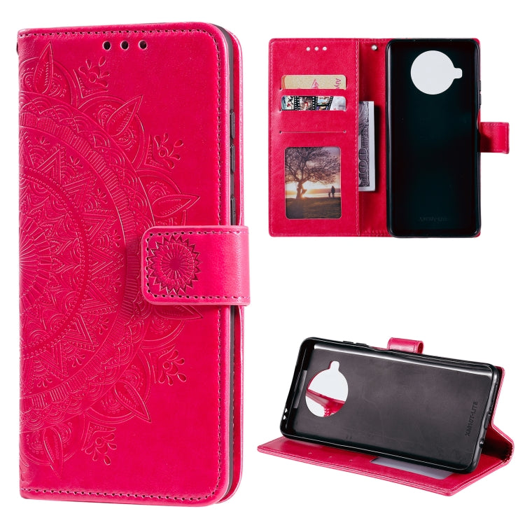 For Xiaomi Mi 10T Lite 5G Totem Flower Embossed Horizontal Flip TPU + PU Leather Case with Holder & Card Slots & Wallet