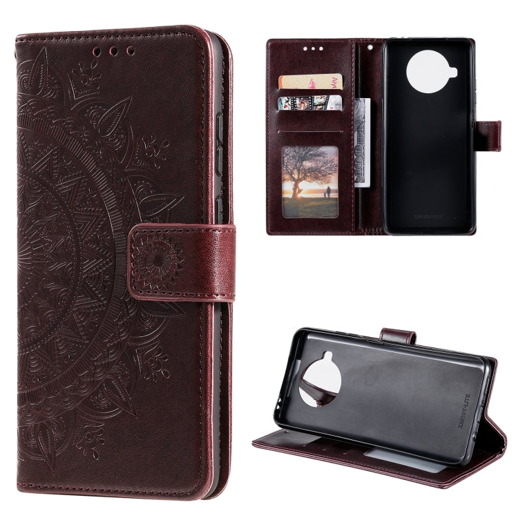 For Xiaomi Mi 10T Lite 5G Totem Flower Embossed Horizontal Flip TPU + PU Leather Case with Holder & Card Slots & Wallet