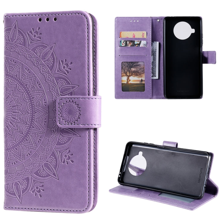 For Xiaomi Mi 10T Lite 5G Totem Flower Embossed Horizontal Flip TPU + PU Leather Case with Holder & Card Slots & Wallet