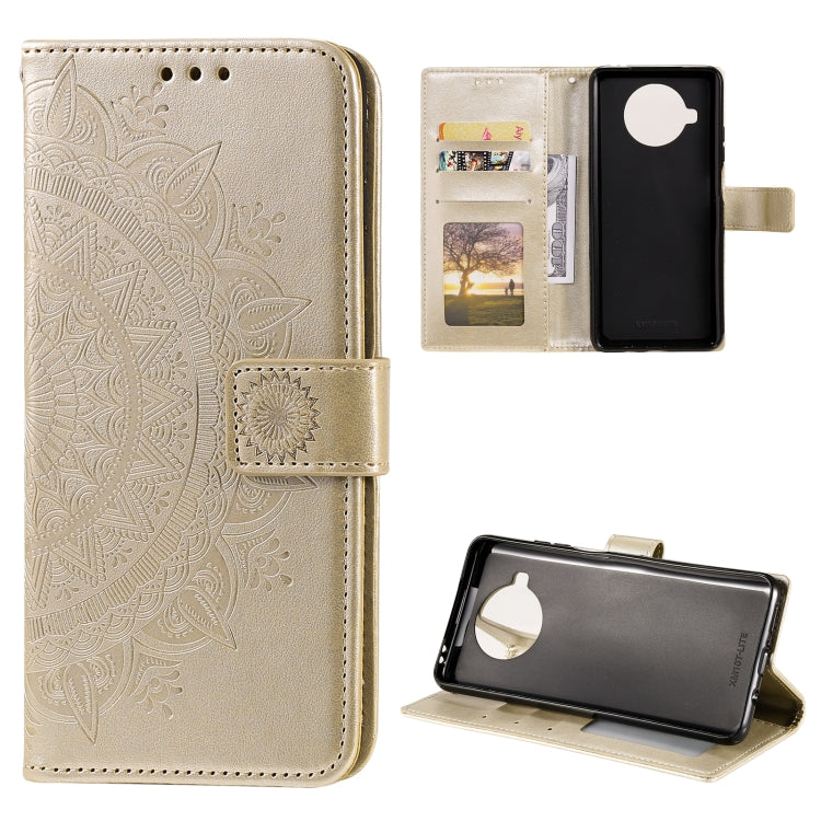 For Xiaomi Mi 10T Lite 5G Totem Flower Embossed Horizontal Flip TPU + PU Leather Case with Holder & Card Slots & Wallet