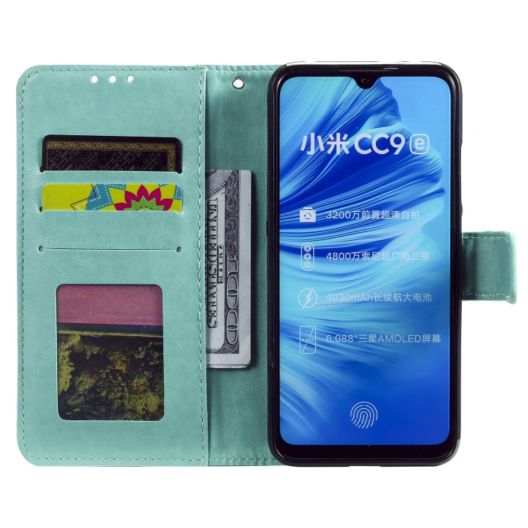 For Xiaomi Mi A3 / CC9e Totem Flower Embossed Horizontal Flip TPU + PU Leather Case with Holder & Card Slots & Wallet
