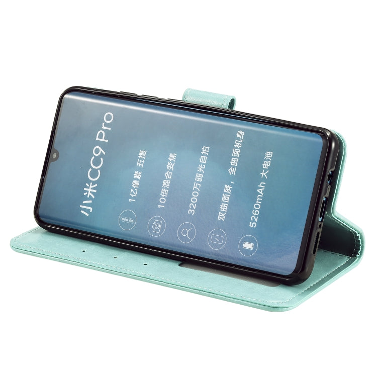 For Xiaomi Mi Note 10 Totem Flower Embossed Horizontal Flip TPU + PU Leather Case with Holder & Card Slots & Wallet