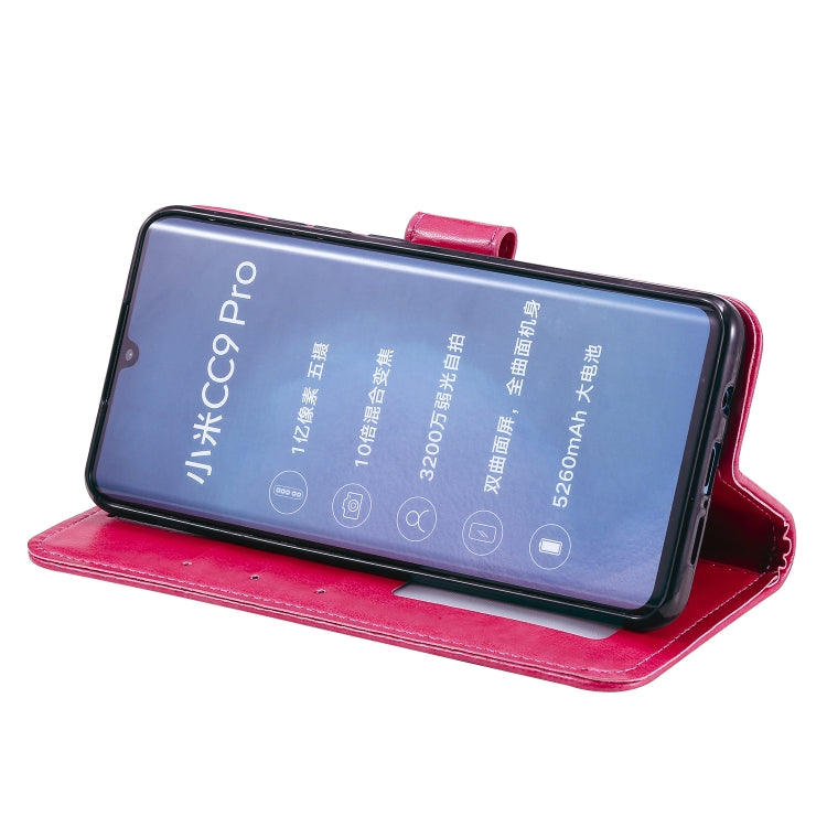 For Xiaomi Mi Note 10 Totem Flower Embossed Horizontal Flip TPU + PU Leather Case with Holder & Card Slots & Wallet