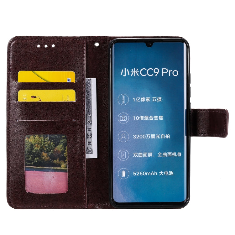 For Xiaomi Mi Note 10 Totem Flower Embossed Horizontal Flip TPU + PU Leather Case with Holder & Card Slots & Wallet