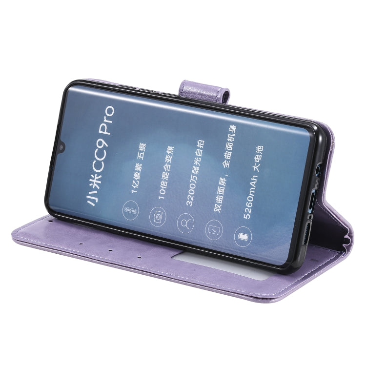 For Xiaomi Mi Note 10 Totem Flower Embossed Horizontal Flip TPU + PU Leather Case with Holder & Card Slots & Wallet