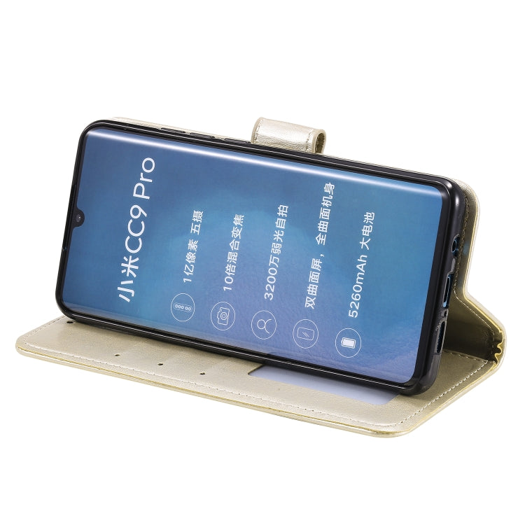 For Xiaomi Mi Note 10 Totem Flower Embossed Horizontal Flip TPU + PU Leather Case with Holder & Card Slots & Wallet