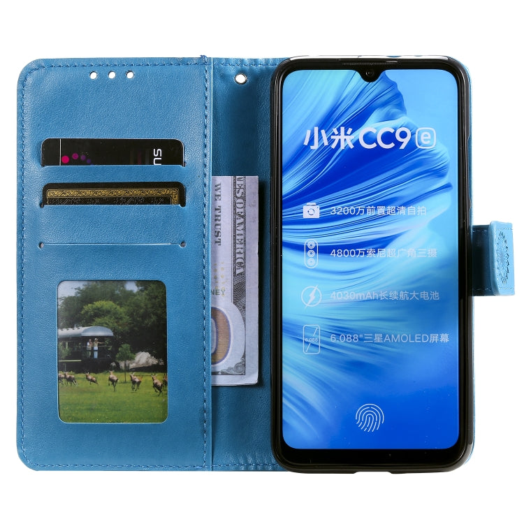 For Xiaomi Mi 9 Lite / CC9 Totem Flower Embossed Horizontal Flip TPU + PU Leather Case with Holder & Card Slots & Wallet