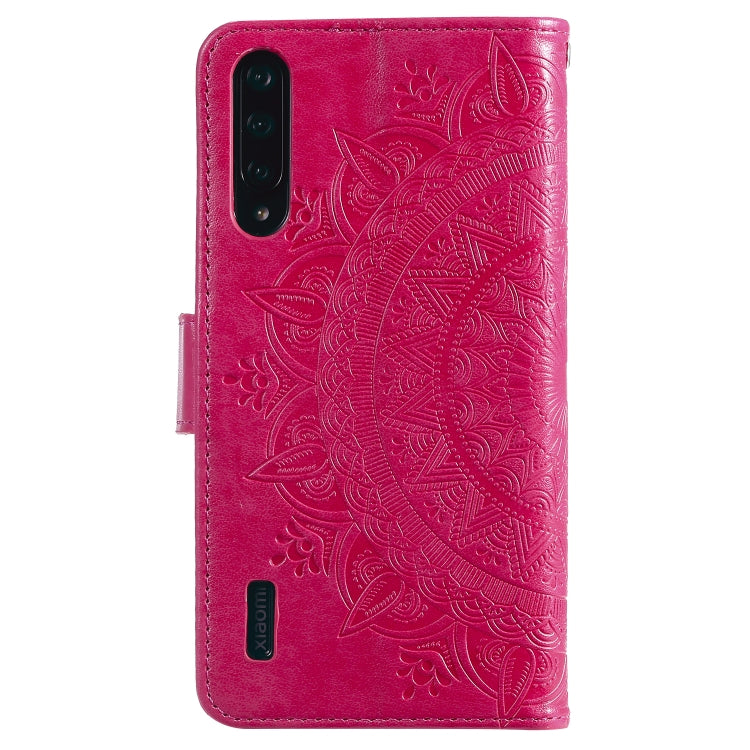 For Xiaomi Mi 9 Lite / CC9 Totem Flower Embossed Horizontal Flip TPU + PU Leather Case with Holder & Card Slots & Wallet