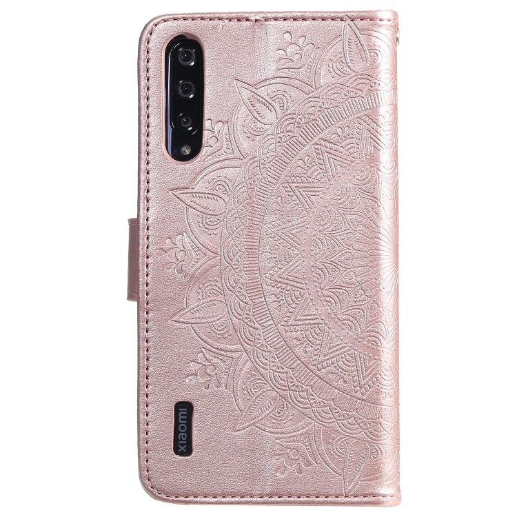 For Xiaomi Mi 9 Lite / CC9 Totem Flower Embossed Horizontal Flip TPU + PU Leather Case with Holder & Card Slots & Wallet