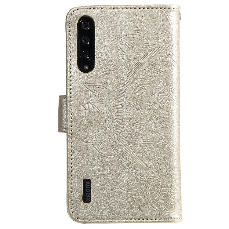 For Xiaomi Mi 9 Lite / CC9 Totem Flower Embossed Horizontal Flip TPU + PU Leather Case with Holder & Card Slots & Wallet