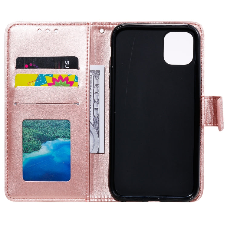 For Xiaomi Mi 11 Totem Flower Embossed Horizontal Flip TPU + PU Leather Case with Holder & Card Slots & Wallet