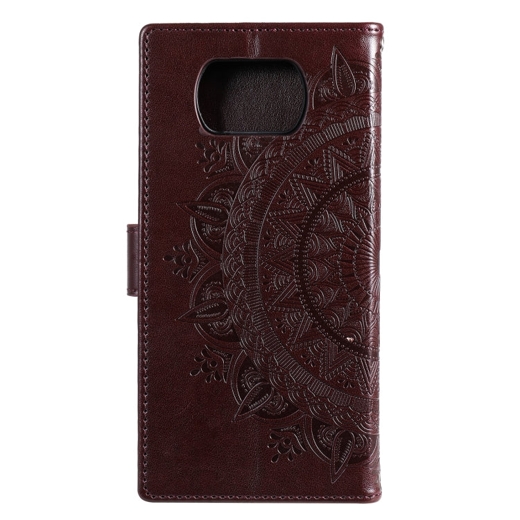 For Xiaomi Poco X3 Totem Flower Embossed Horizontal Flip TPU + PU Leather Case with Holder & Card Slots & Wallet