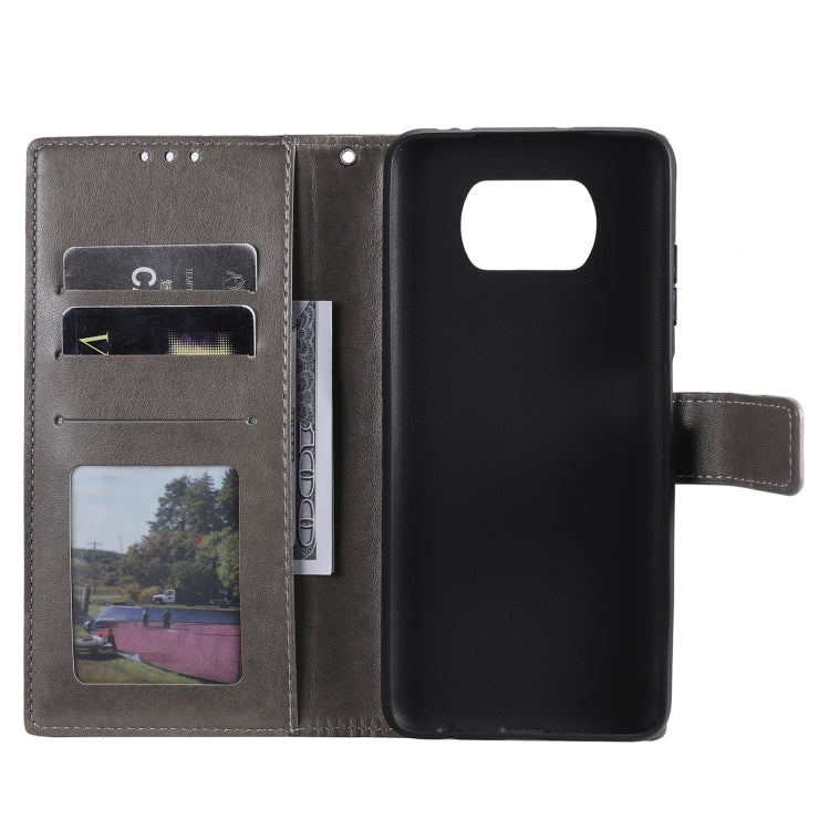 For Xiaomi Poco X3 Totem Flower Embossed Horizontal Flip TPU + PU Leather Case with Holder & Card Slots & Wallet