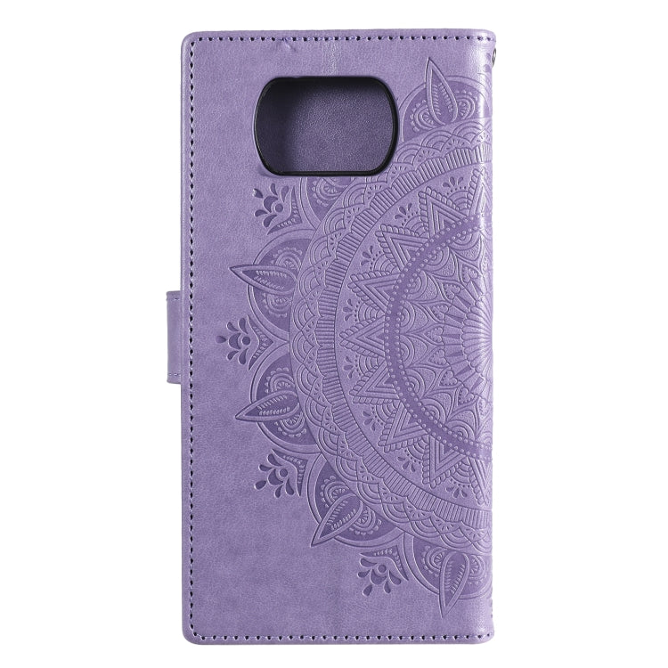 For Xiaomi Poco X3 Totem Flower Embossed Horizontal Flip TPU + PU Leather Case with Holder & Card Slots & Wallet