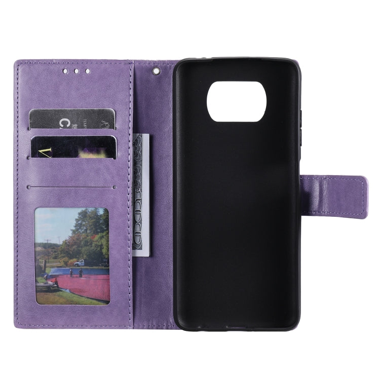 For Xiaomi Poco X3 Totem Flower Embossed Horizontal Flip TPU + PU Leather Case with Holder & Card Slots & Wallet