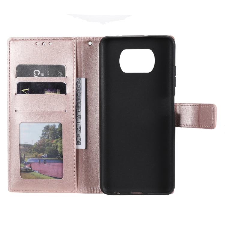 For Xiaomi Poco X3 Totem Flower Embossed Horizontal Flip TPU + PU Leather Case with Holder & Card Slots & Wallet