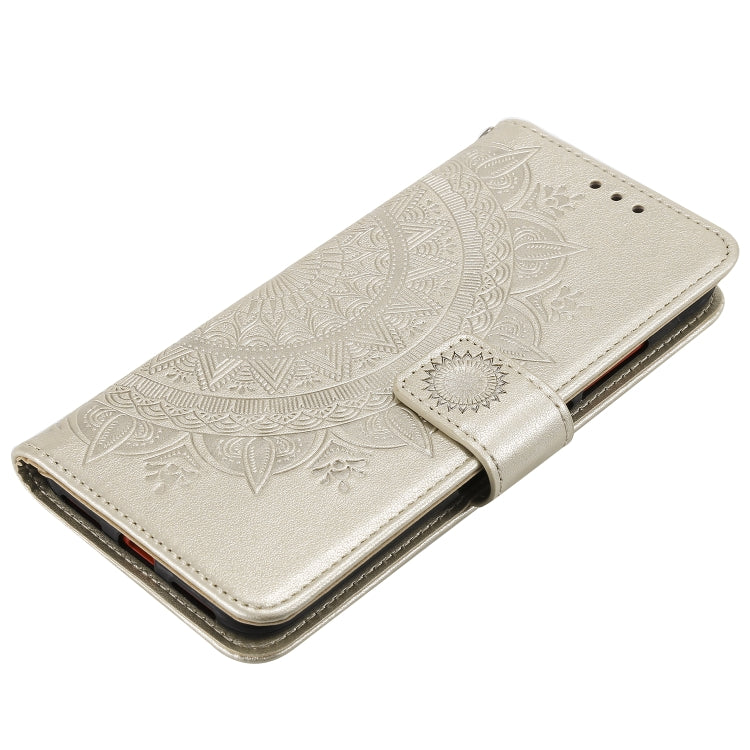 For Xiaomi Poco X3 Totem Flower Embossed Horizontal Flip TPU + PU Leather Case with Holder & Card Slots & Wallet
