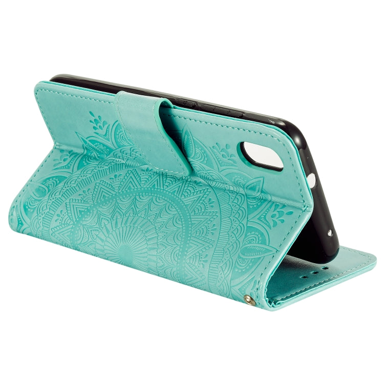 For Xiaomi Redmi 7A Totem Flower Embossed Horizontal Flip TPU + PU Leather Case with Holder & Card Slots & Wallet