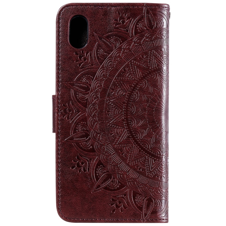 For Xiaomi Redmi 7A Totem Flower Embossed Horizontal Flip TPU + PU Leather Case with Holder & Card Slots & Wallet