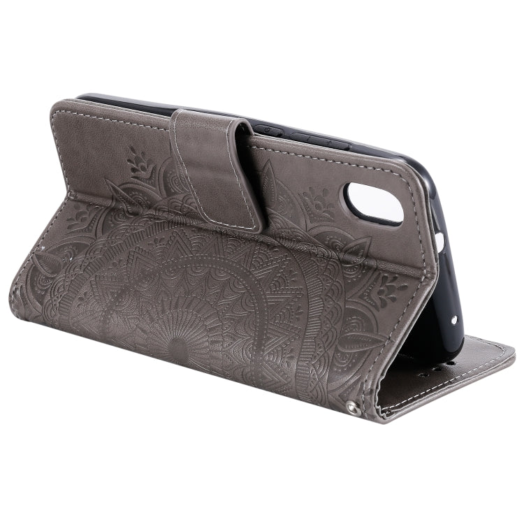 For Xiaomi Redmi 7A Totem Flower Embossed Horizontal Flip TPU + PU Leather Case with Holder & Card Slots & Wallet