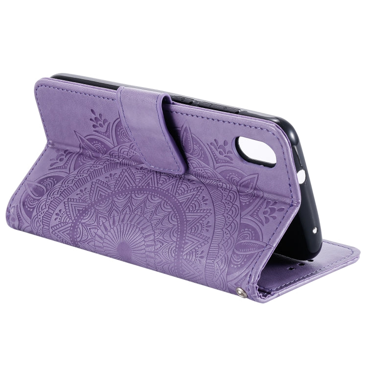 For Xiaomi Redmi 7A Totem Flower Embossed Horizontal Flip TPU + PU Leather Case with Holder & Card Slots & Wallet