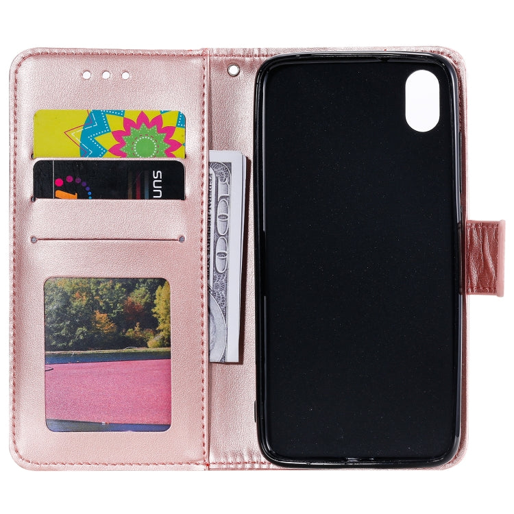 For Xiaomi Redmi 7A Totem Flower Embossed Horizontal Flip TPU + PU Leather Case with Holder & Card Slots & Wallet