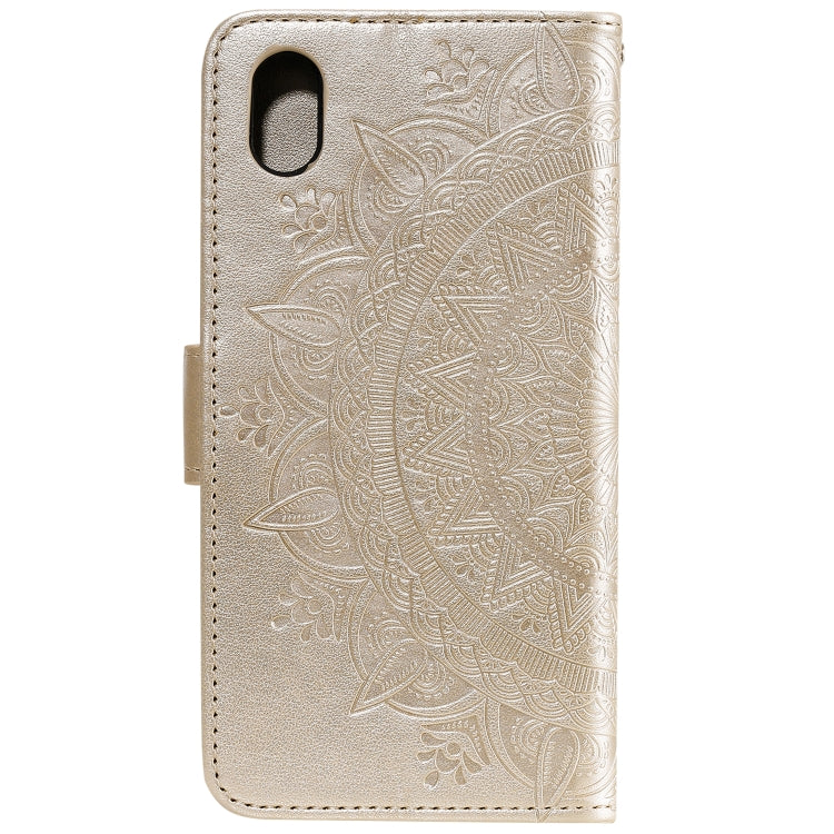 For Xiaomi Redmi 7A Totem Flower Embossed Horizontal Flip TPU + PU Leather Case with Holder & Card Slots & Wallet