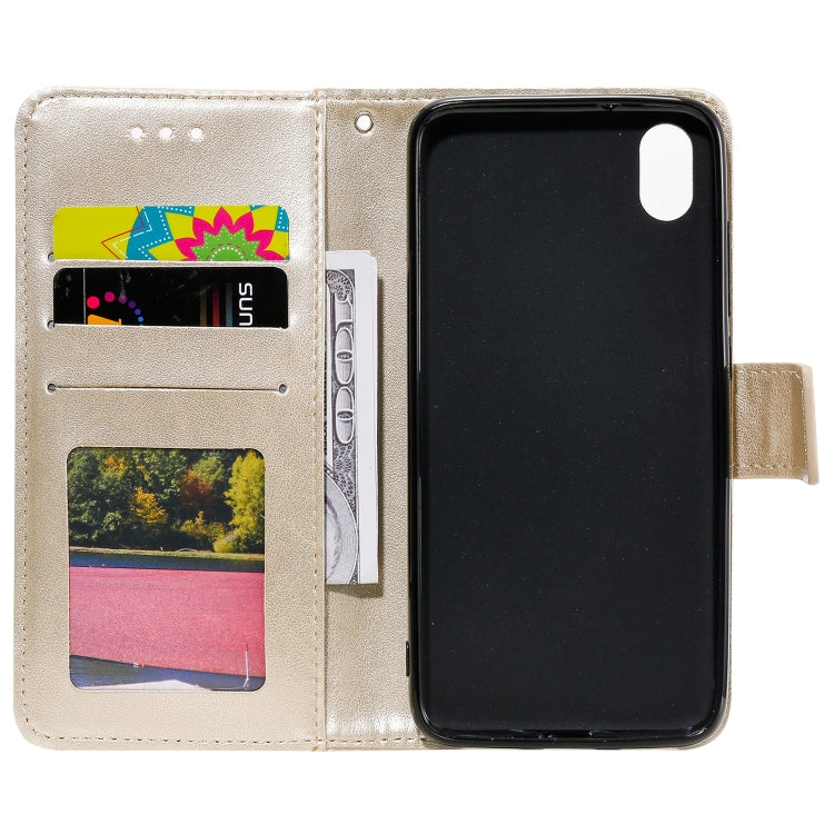 For Xiaomi Redmi 7A Totem Flower Embossed Horizontal Flip TPU + PU Leather Case with Holder & Card Slots & Wallet