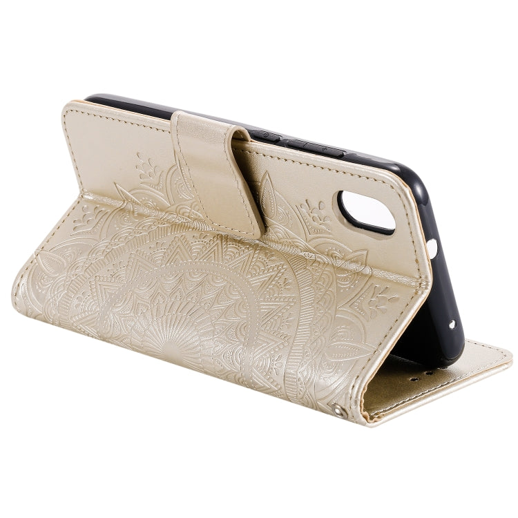 For Xiaomi Redmi 7A Totem Flower Embossed Horizontal Flip TPU + PU Leather Case with Holder & Card Slots & Wallet