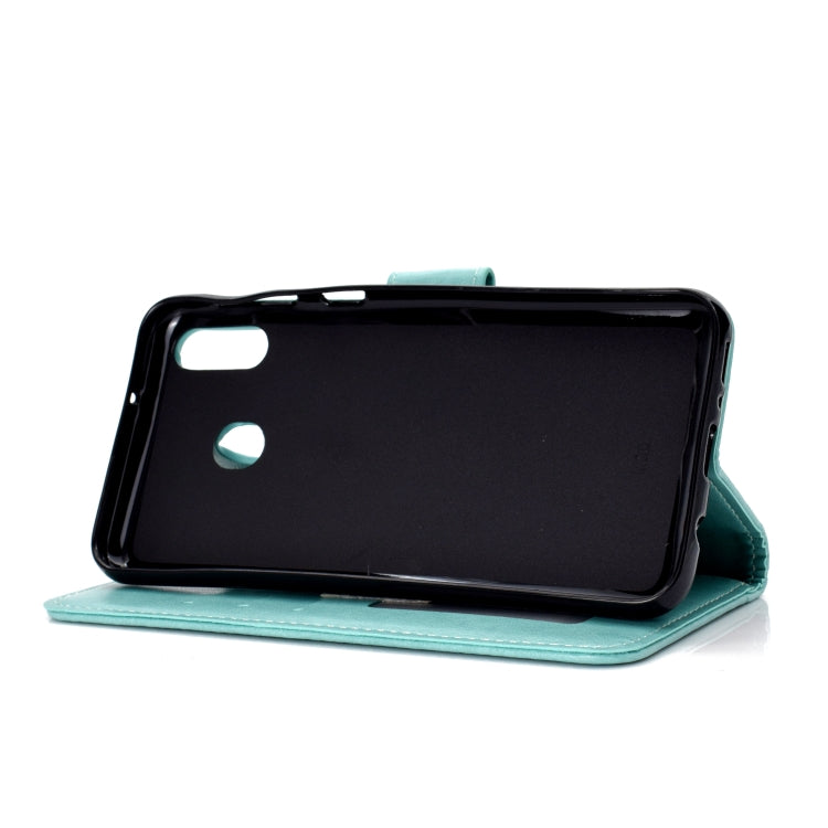 For OPPO A8 Totem Flower Embossed Horizontal Flip TPU + PU Leather Case with Holder & Card Slots & Wallet