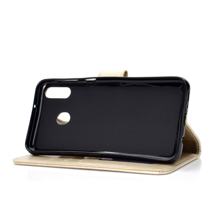 For OPPO A8 Totem Flower Embossed Horizontal Flip TPU + PU Leather Case with Holder & Card Slots & Wallet