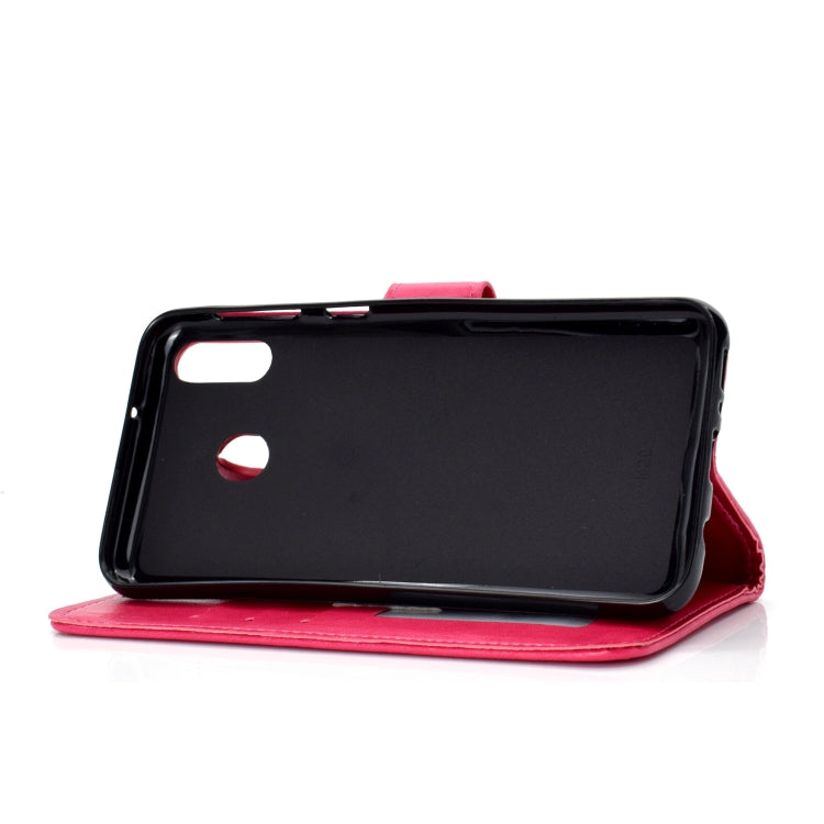 For OPPO A8 Totem Flower Embossed Horizontal Flip TPU + PU Leather Case with Holder & Card Slots & Wallet