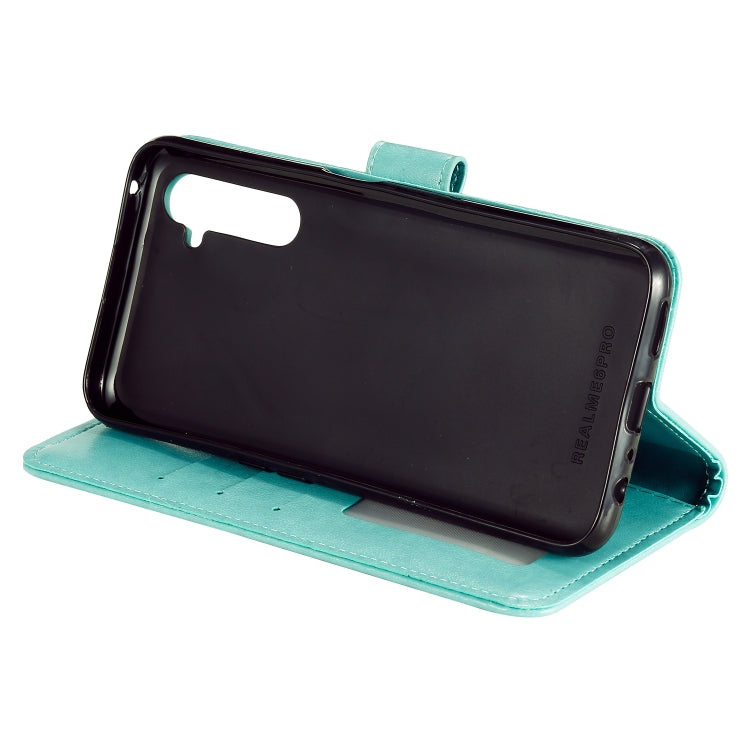 For OPPO Realme 6 Pro Totem Flower Embossed Horizontal Flip TPU + PU Leather Case with Holder & Card Slots & Wallet