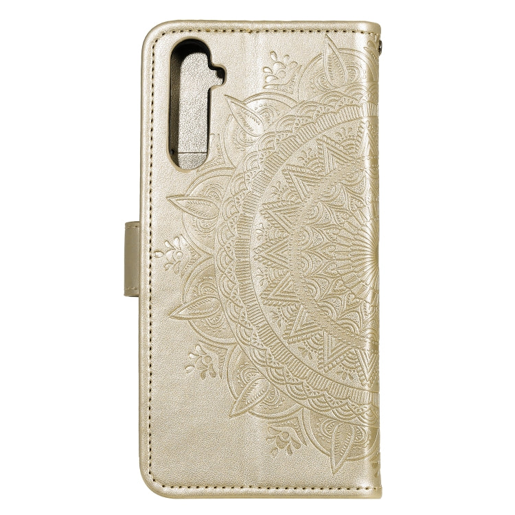 For OPPO Realme 6 Pro Totem Flower Embossed Horizontal Flip TPU + PU Leather Case with Holder & Card Slots & Wallet