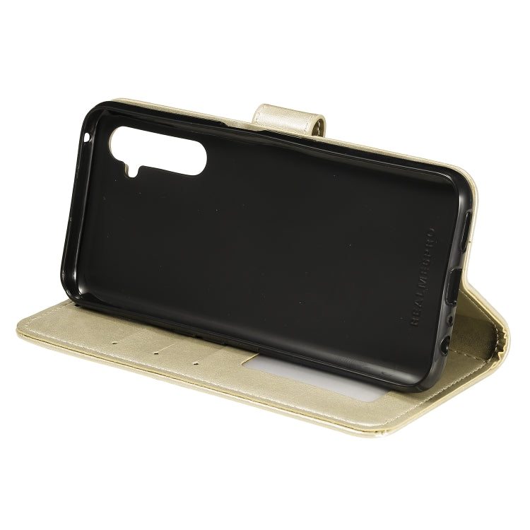 For OPPO Realme 6 Pro Totem Flower Embossed Horizontal Flip TPU + PU Leather Case with Holder & Card Slots & Wallet