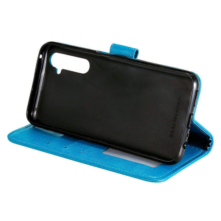 For OPPO Realme 6 Pro Totem Flower Embossed Horizontal Flip TPU + PU Leather Case with Holder & Card Slots & Wallet