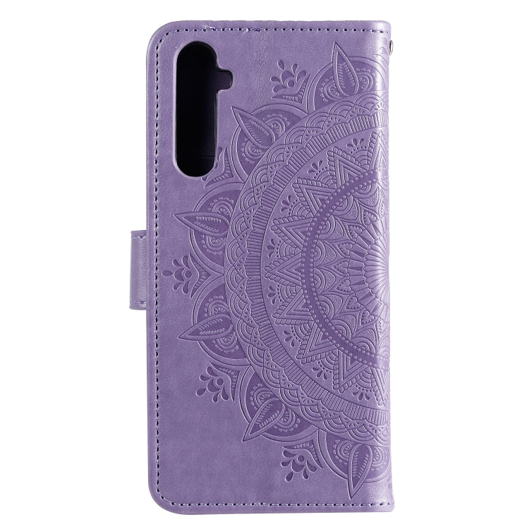 For OPPO Realme 6 Pro Totem Flower Embossed Horizontal Flip TPU + PU Leather Case with Holder & Card Slots & Wallet