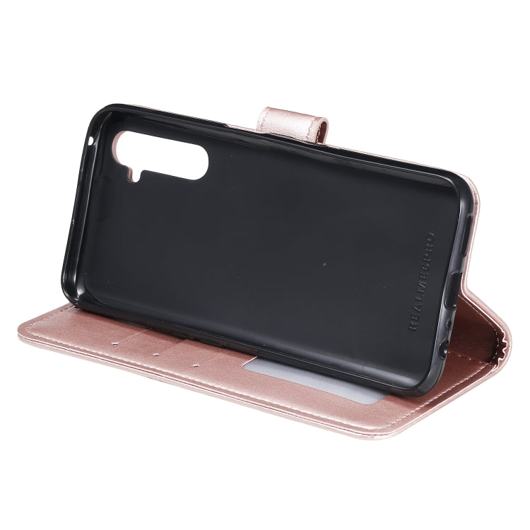 For OPPO Realme 6 Pro Totem Flower Embossed Horizontal Flip TPU + PU Leather Case with Holder & Card Slots & Wallet