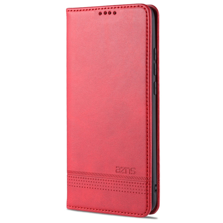 For Xiaomi Mi 10S AZNS Magnetic Calf Texture Horizontal Flip Leather Case with Card Slots & Holder & Wallet